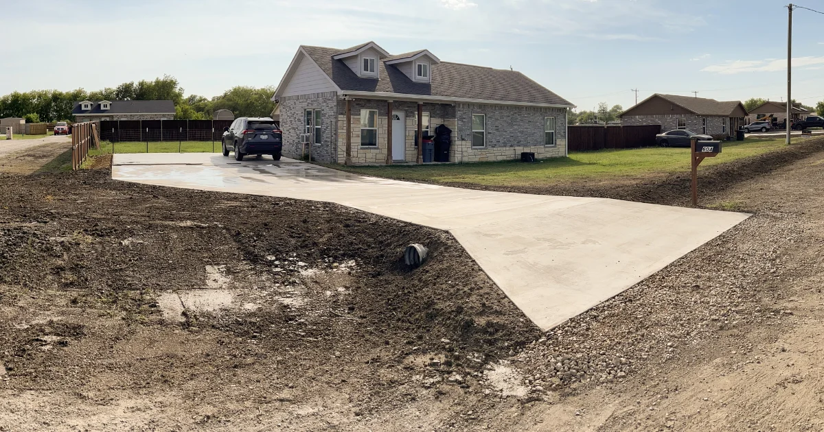 Residential Concrete Driveway