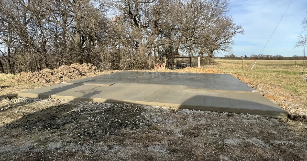 Building a Robust Light-Duty Foundation for an Accessory Structure in Grandview, TX