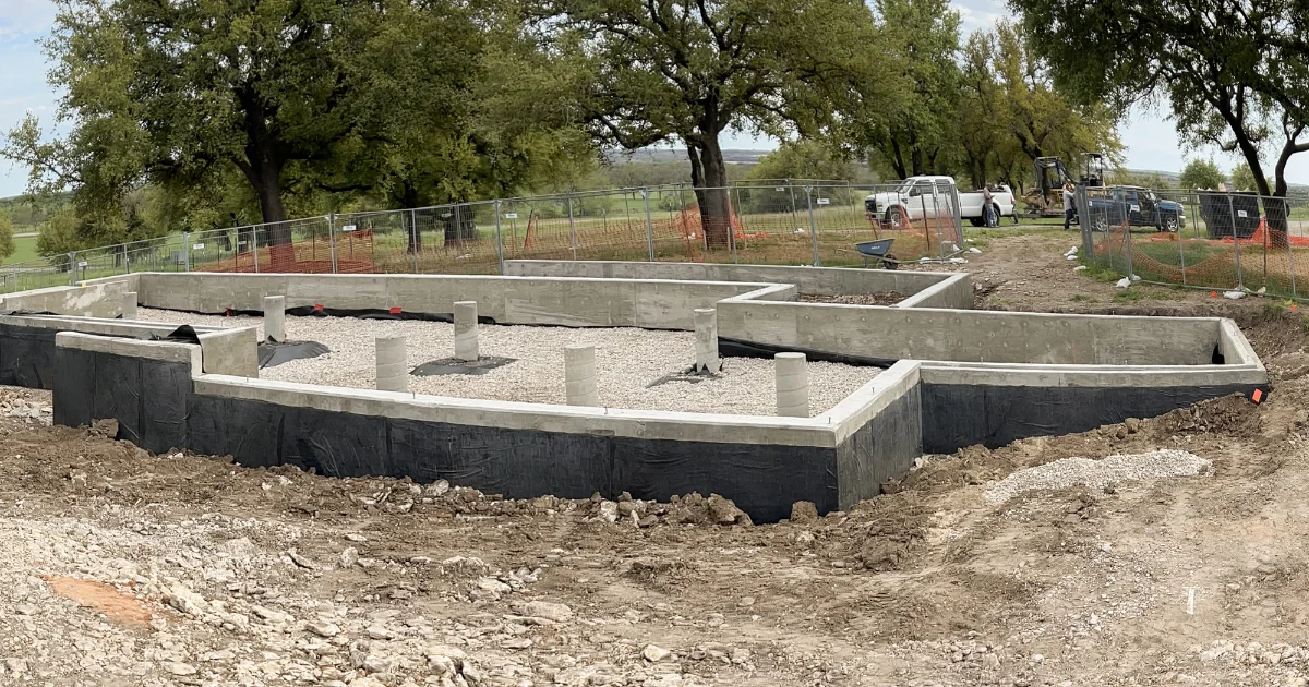 Glen Rose Luxury Home with Complex Pier and Beam Foundation