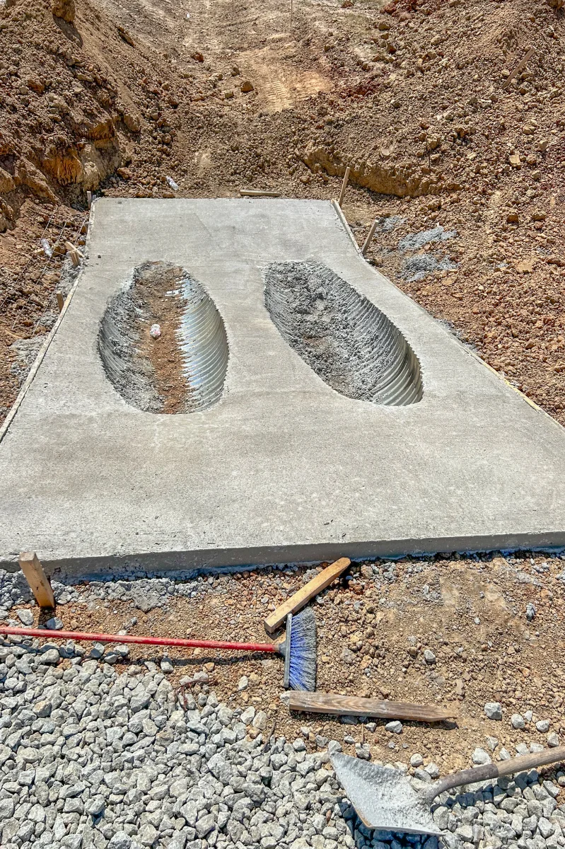 Sloped Culverts for Triangle Shores Community